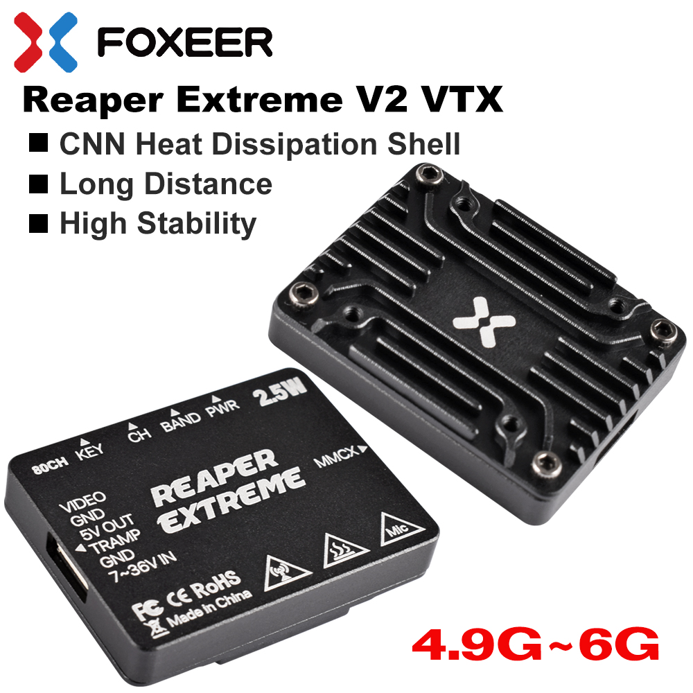 (Super-Rabatt) Foxeer 4.9-6G R – Foxeer Reaper Extreme 2.5W Vtx Bewertung und Preis